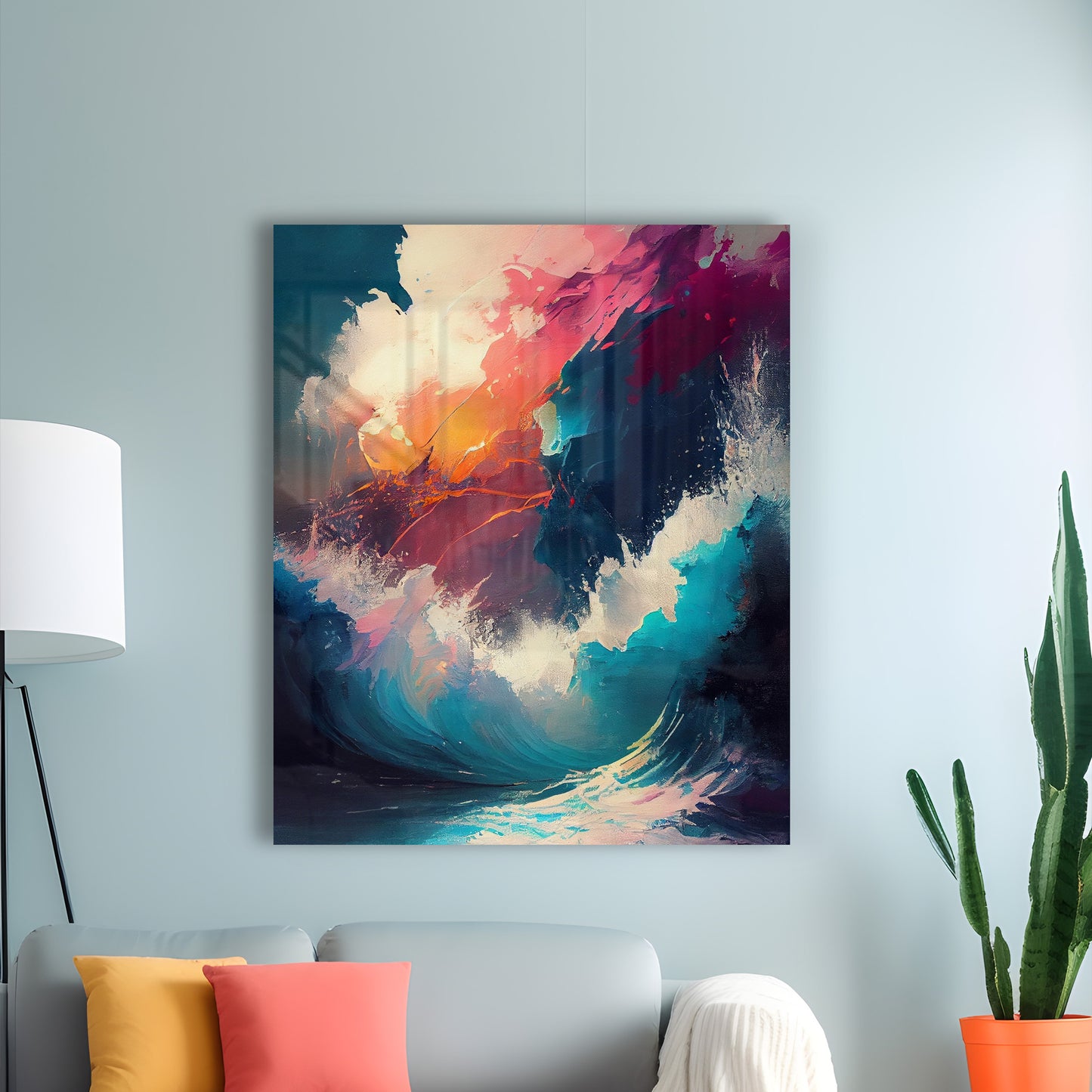 Turbulent HD Metal Print