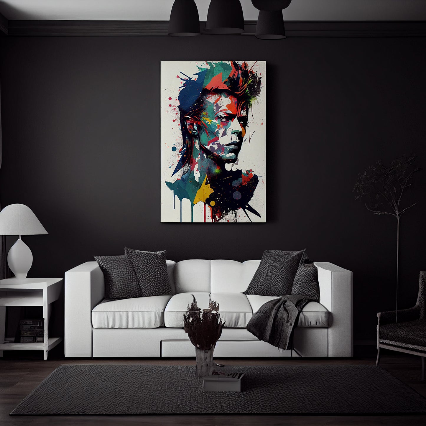 Bowie In Space Canvas Print