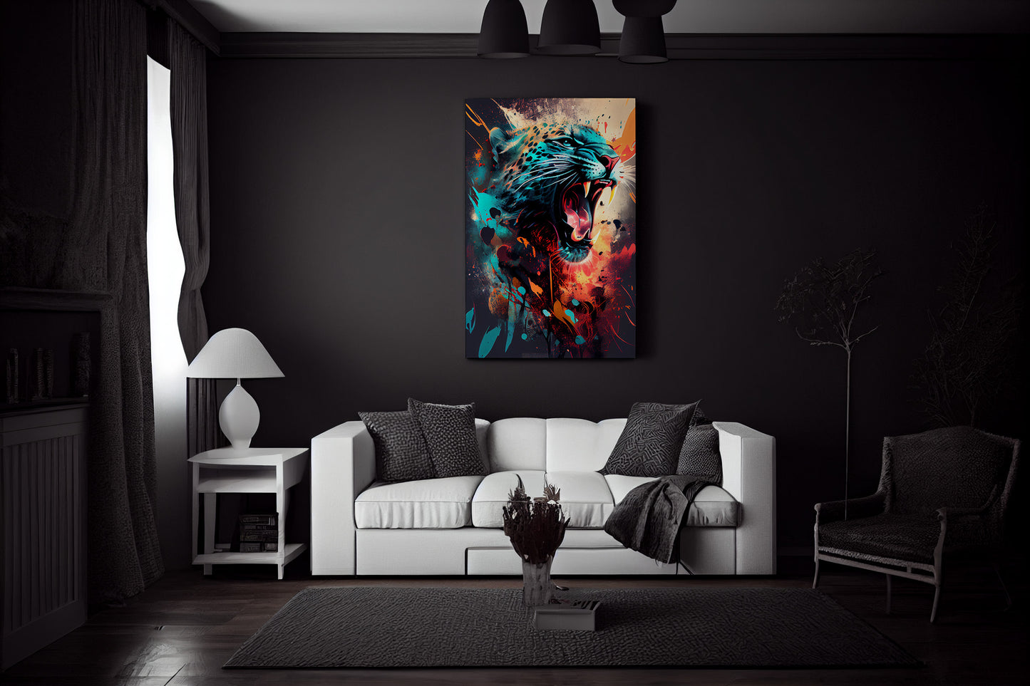 Through The Fire Canvas Print