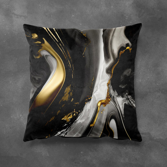 Black And Gold Cushion