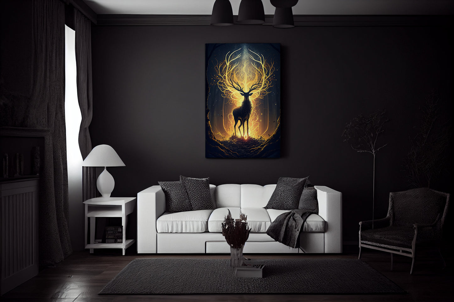 The Forest Shamen Canvas Print