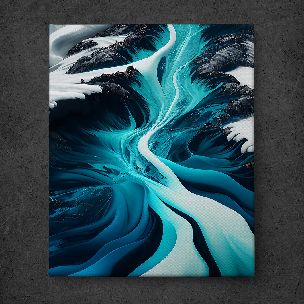 Meltwater Breaks Canvas Print