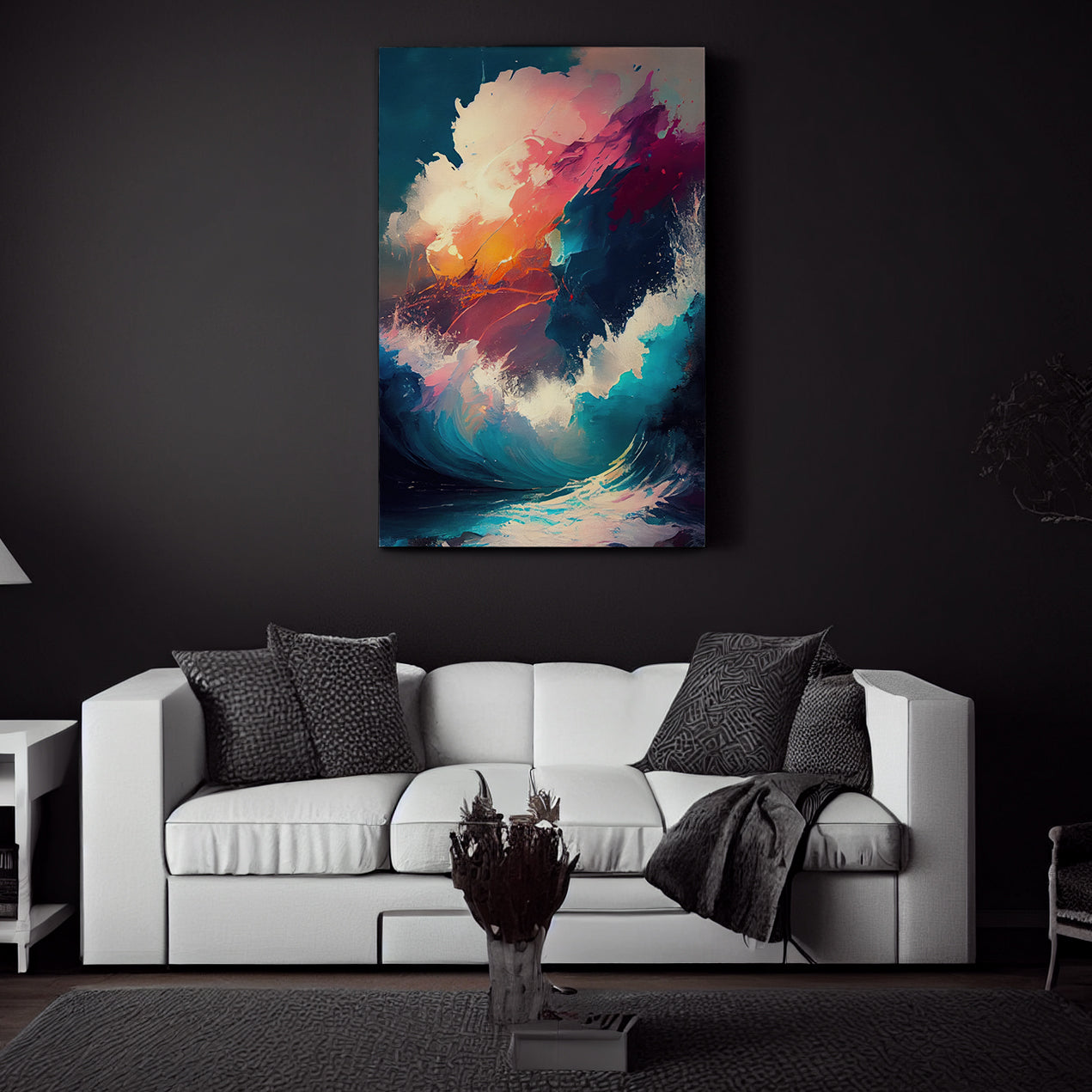 Turbulent Canvas Print