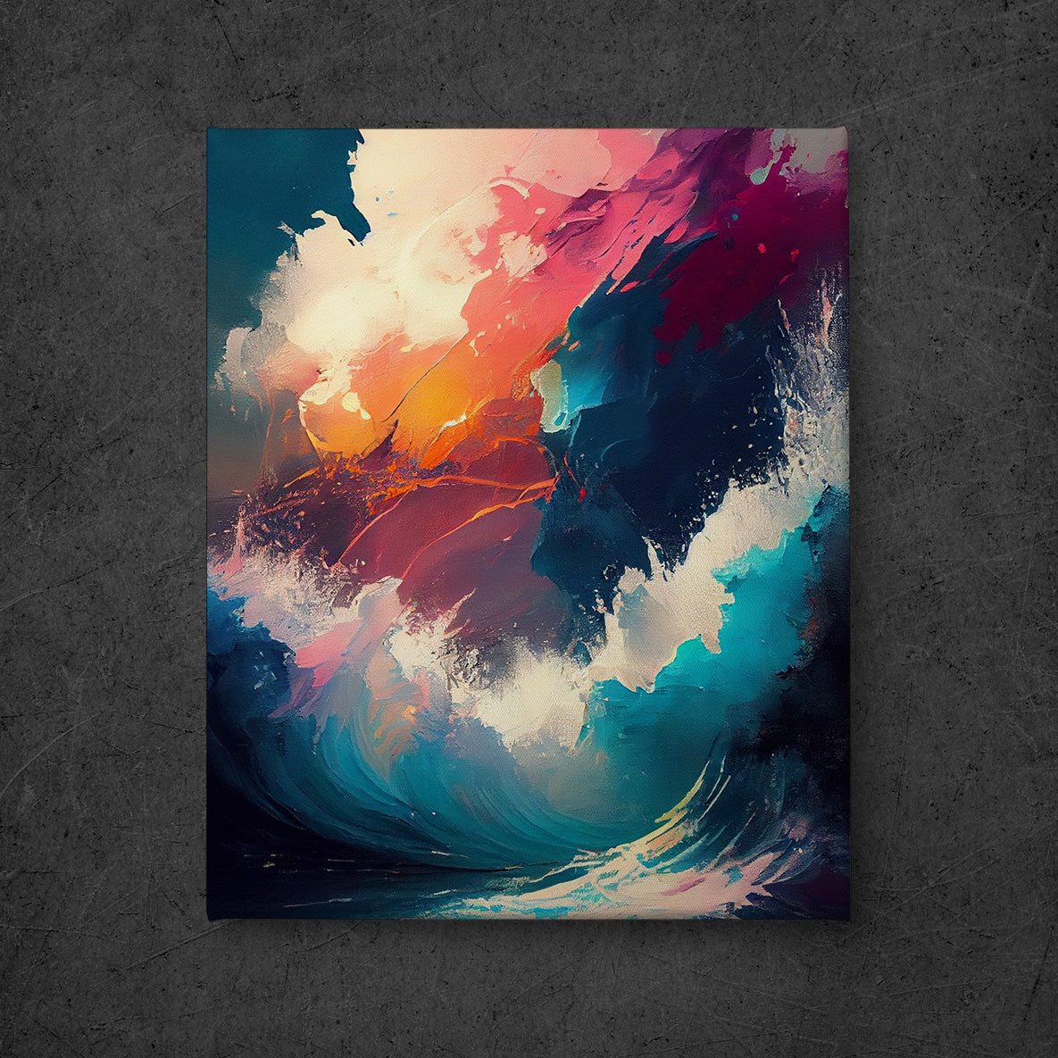 Turbulent Canvas Print