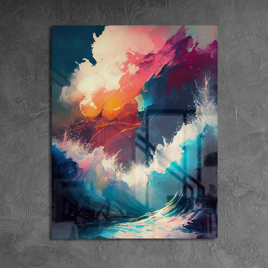 Turbulent HD Metal Print