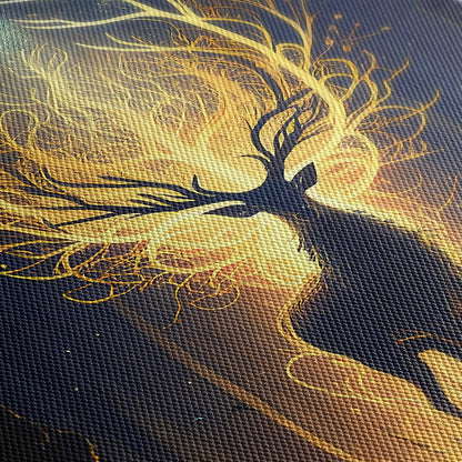 The Forest Shamen Canvas Print