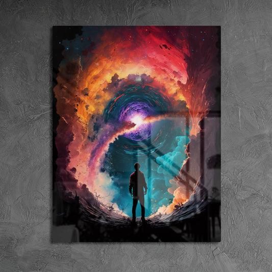 Into the Abyss Metal Print