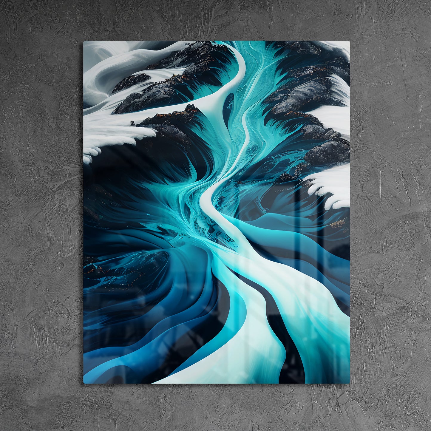 Meltwater Breaks Metal Print