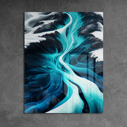 Meltwater Breaks Metal Print