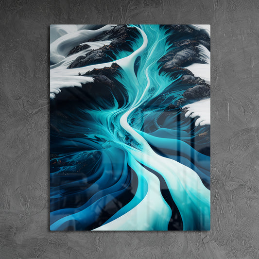 Meltwater Breaks Metal Print