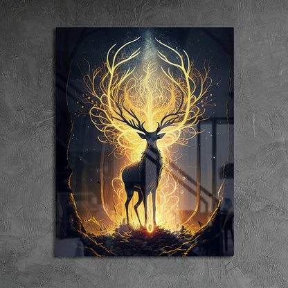 The Forest Shamen Metal Print